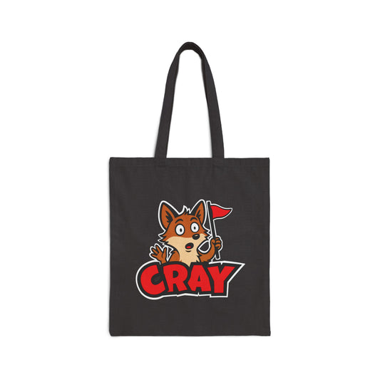 Cray Tote Bag - Black - Red Flag Fox