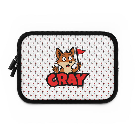 Laptop Sleeve w/ Cray Logo and Flag Pattern