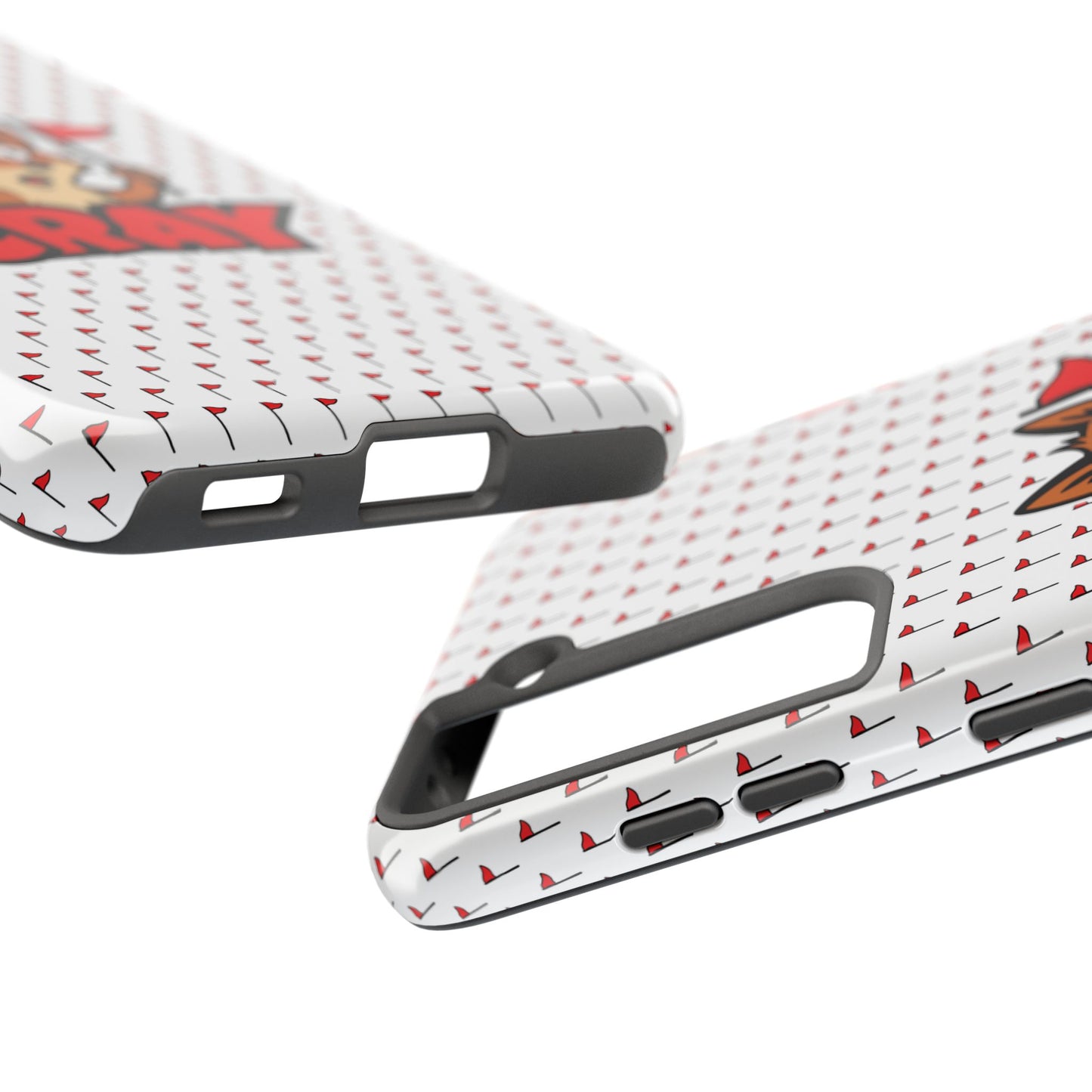 Cray Phone Case - White - Red Flag Fox