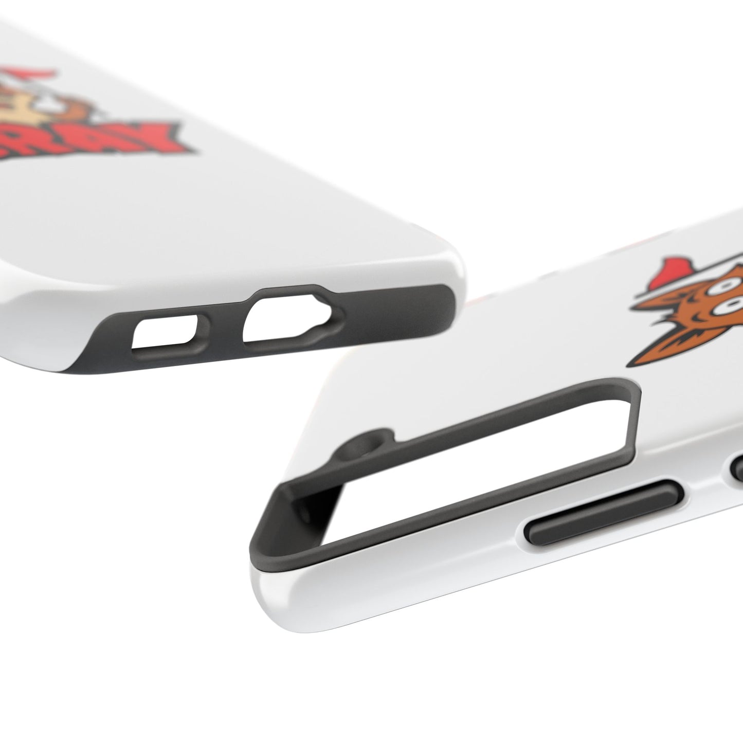 Cray Phone Case - White - Red Flag Fox