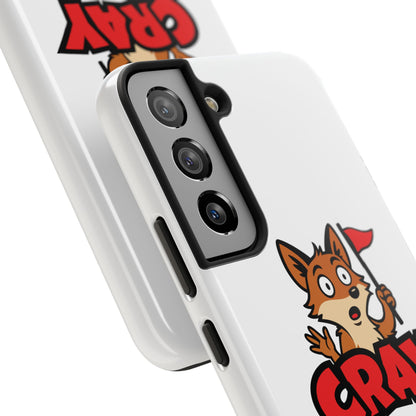 Cray Phone Case - White - Red Flag Fox