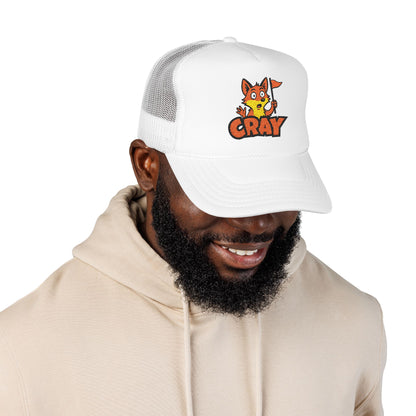 Foam Trucker Hat Embroidered w/ Cray Logo